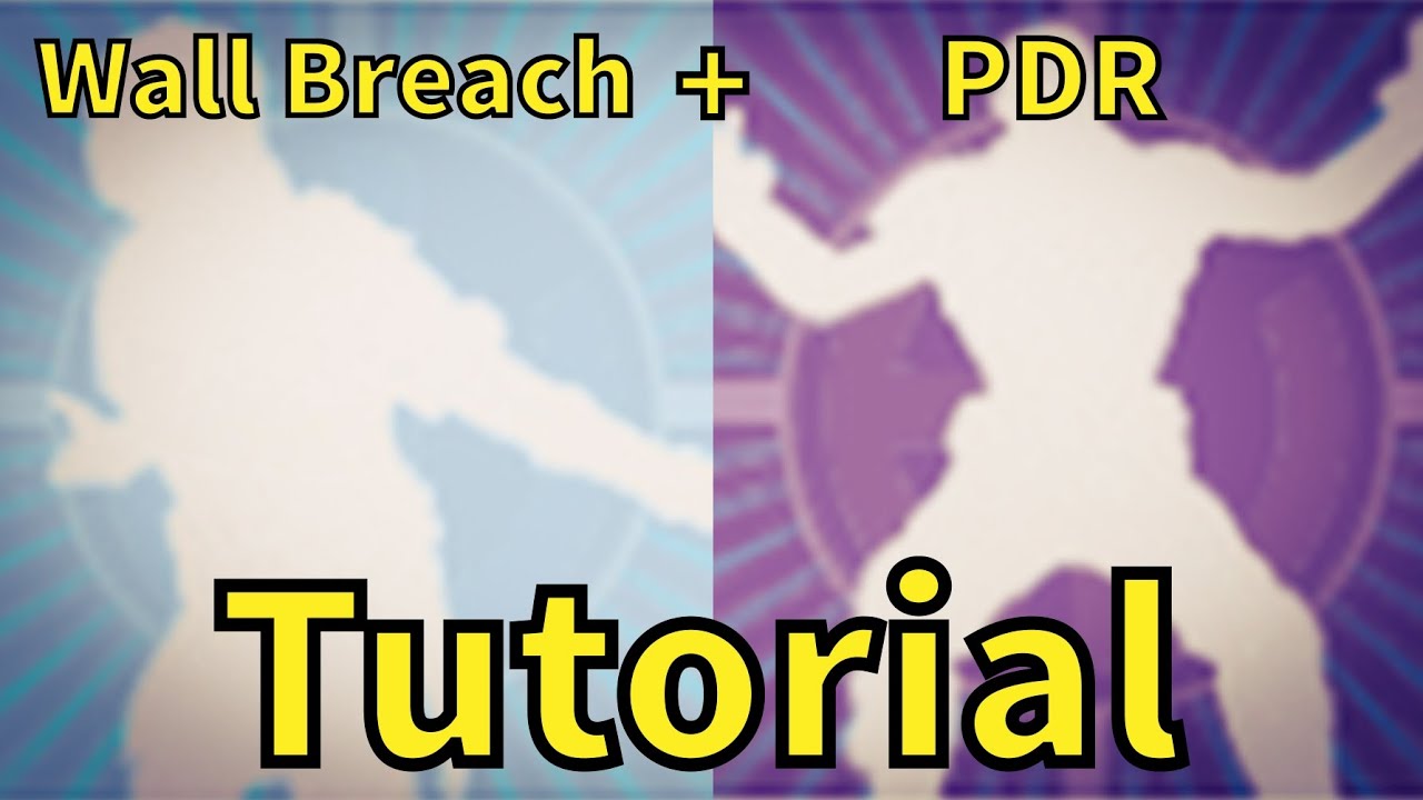 Destiny 1 Wall Breach and PDR Tutorials