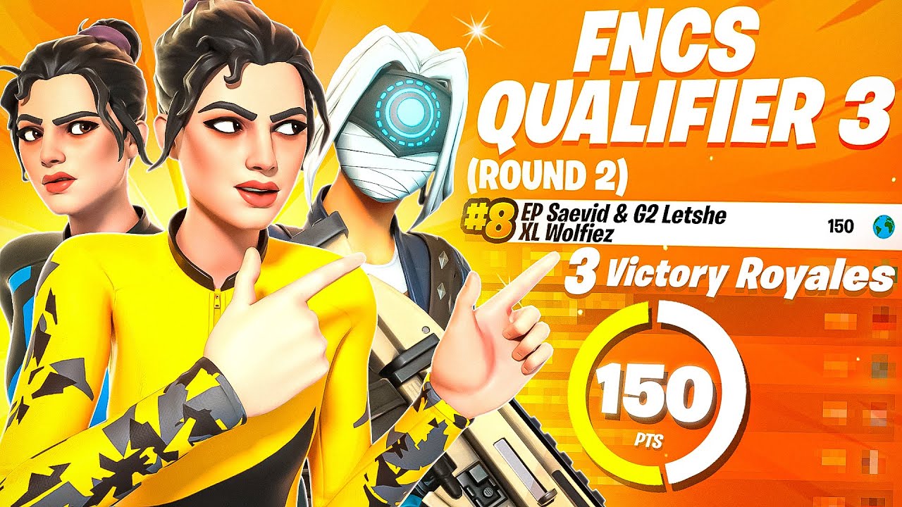 TOP 10 in FNCS SEMIS w/ Letshe & Wolfiez (Round 2 Domination)