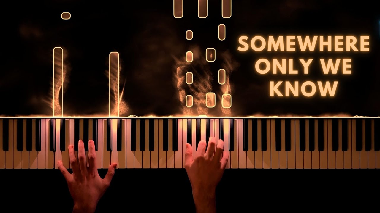 Keane − Somewhere Only We Know − Piano Cover + Sheet Music
