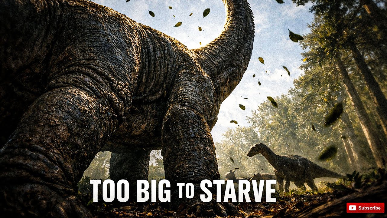Life 110 Million Years Ago How Giant Dinosaurs Fed Themselves (4k video)