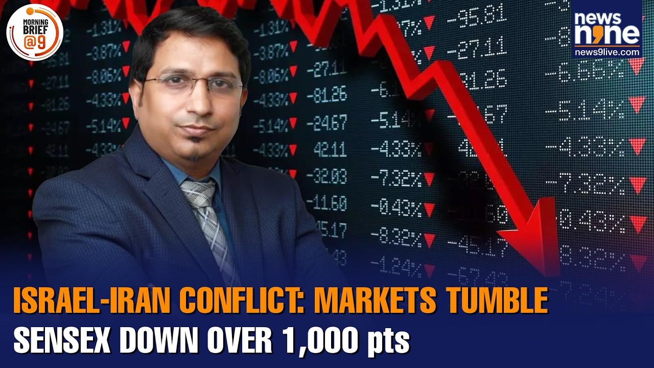 Sensex Tanks 1,000 Point, Nifty Slips Below 24,800|Israel-Iran War Escalates | Midcap Smallcap Crash