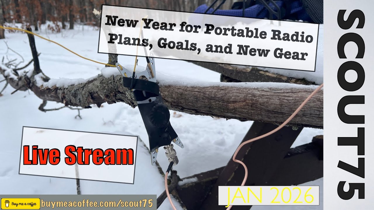 Scout75 Monthly Livestream - New Year for Portable Radio