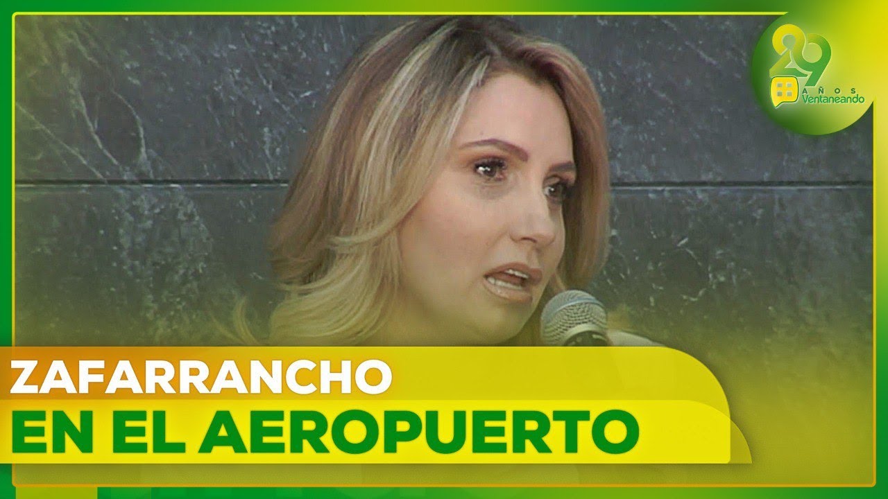 ¡Otro zafarrancho en el aeropuerto! Protagonizado por Sofía Castro y Angélica Rivera | Ventaneando