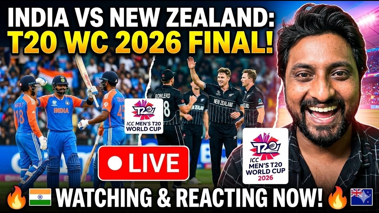INDIA vs NEW ZEALAND LIVE 🔴 T20 World Cup 2026