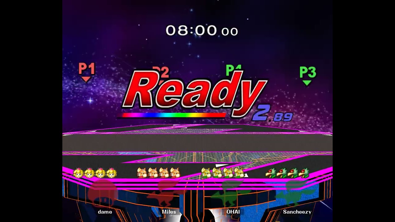 The 2026 PNW Melee Arcadian  — LR1 — Sancheezy ⟮Falco⟯ + OHAI ⟮Fox⟯ vs dame ⟮Peach⟯ + Miles ⟮Fox⟯