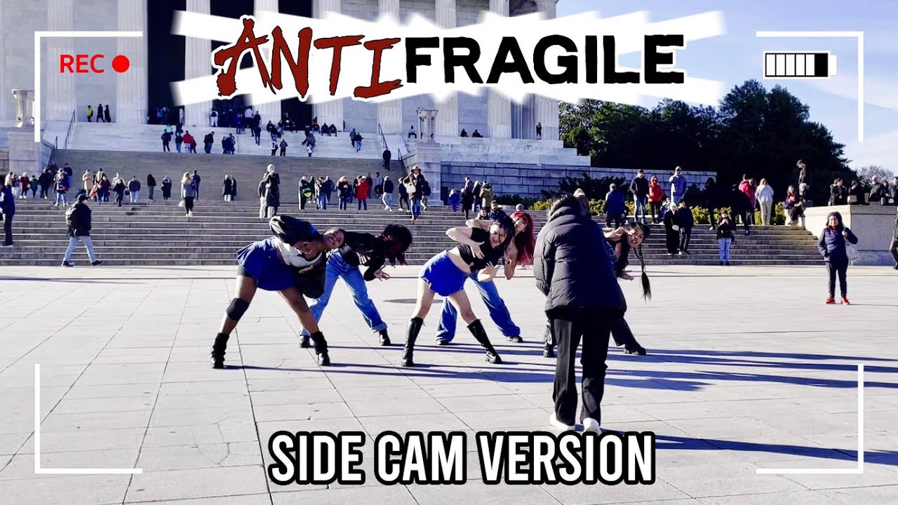 [KPOP IN PUBLIC SIDE CAM] LE SSERAFIM (르세라핌) - ANTIFRAGILE Dance Cover by KONNECT DMV |Washington DC