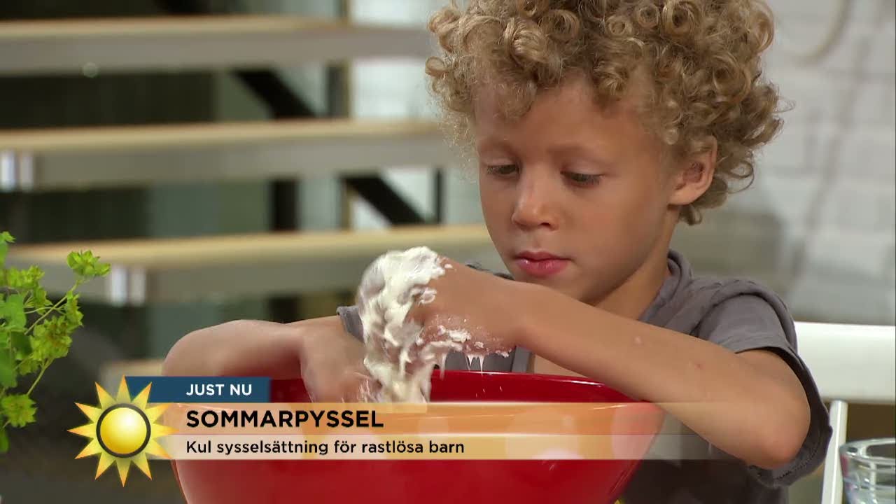 Busenkelt barnpyssel: trolldeg av 2 ingredienser - Nyhetsmorgon (TV4)