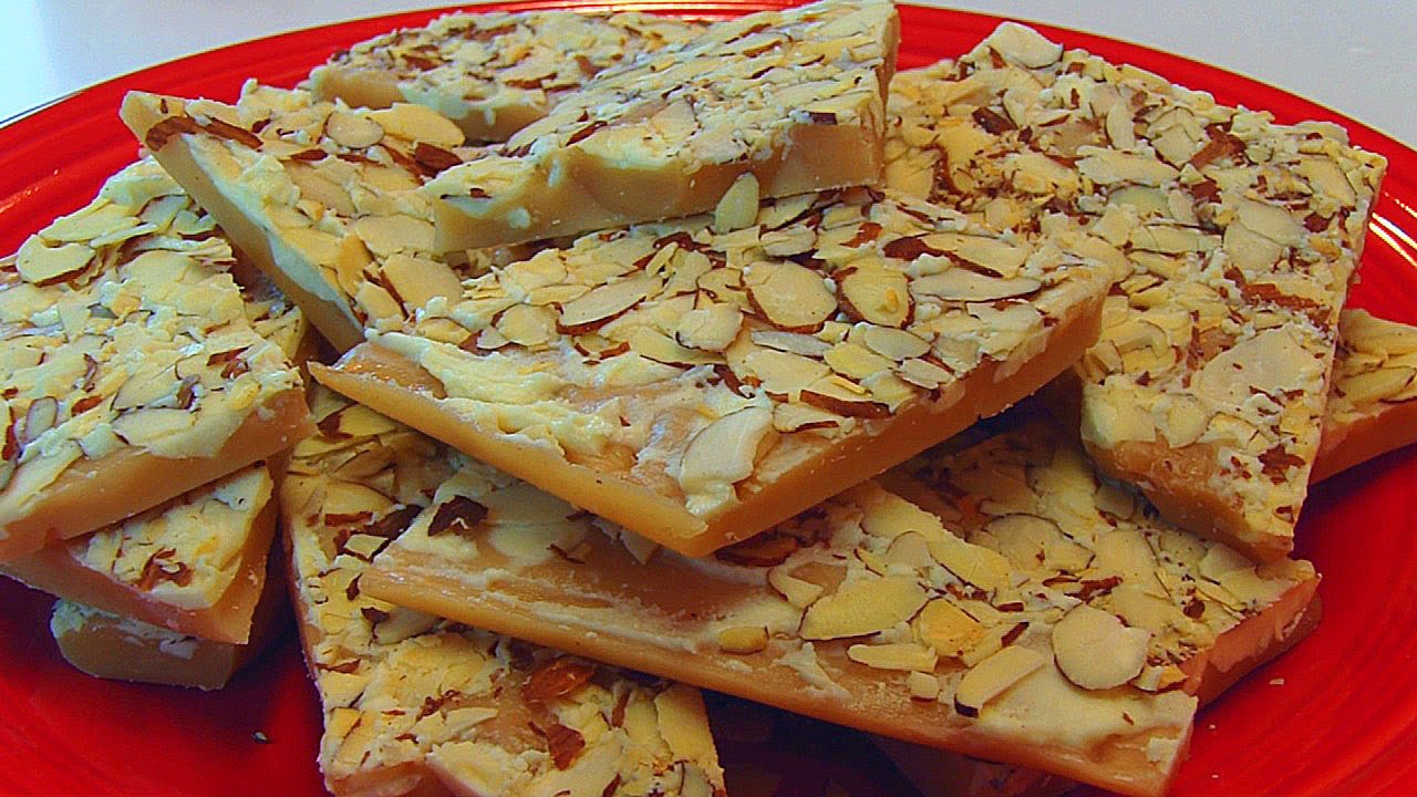 Betty's English Toffee with White Chocolate and Almonds