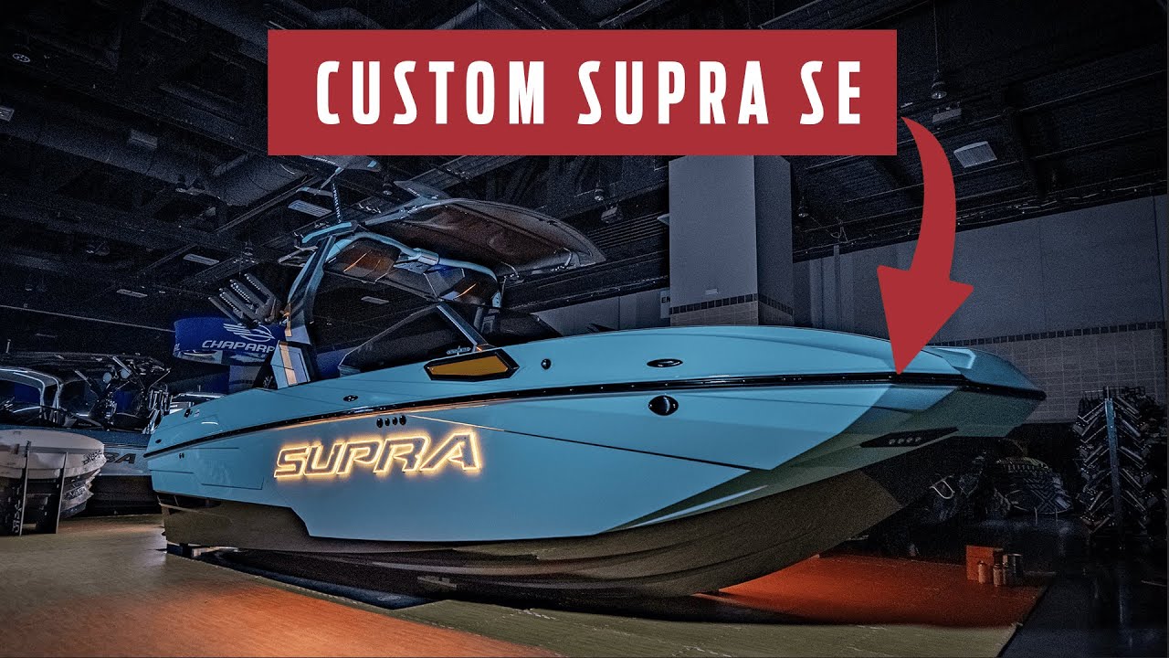 Custom Supra SE Walkthrough at the Knoxville Boat Show