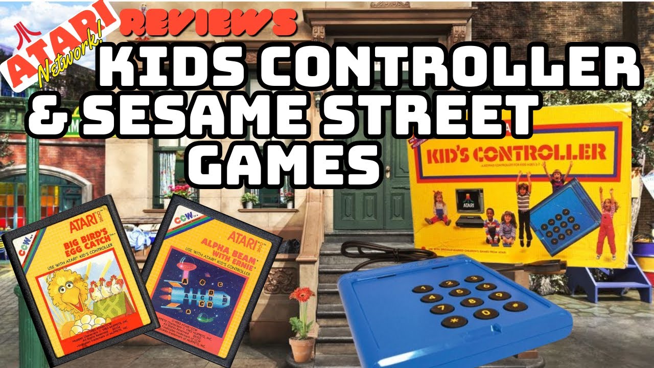 Kids Controller Atari 2600 Review PLUS 2 Games