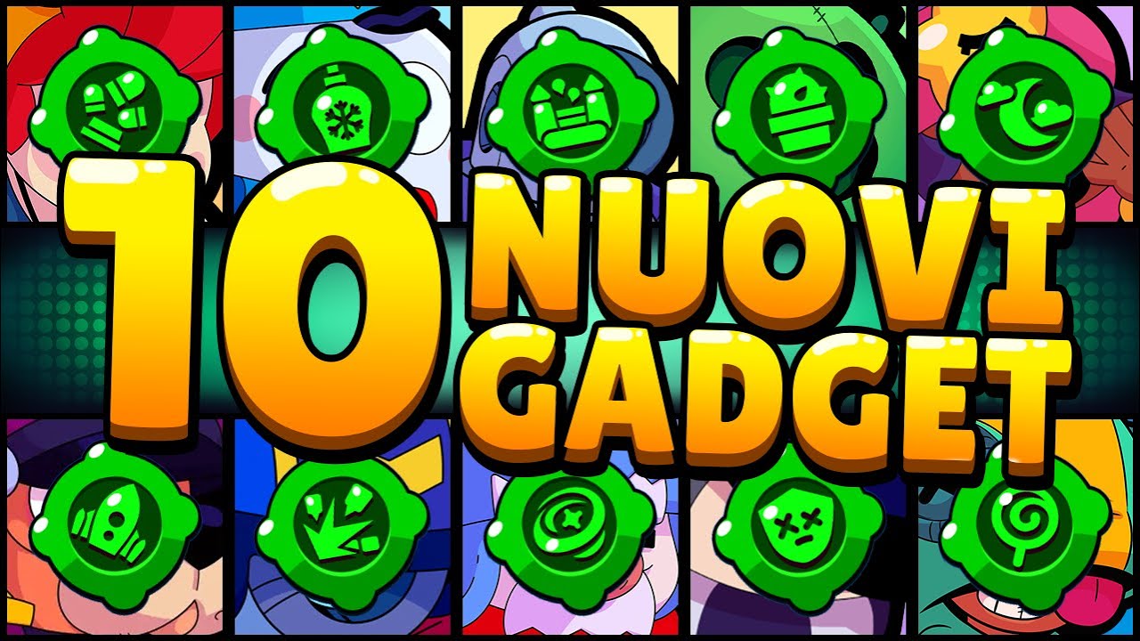 10 NUOVI GADGET *TROPPO BELLI*💚Brawl Stars