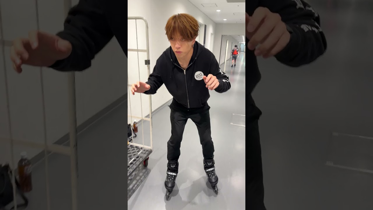 ライブ前にローラースケート練習してみた💛#浦島坂田船