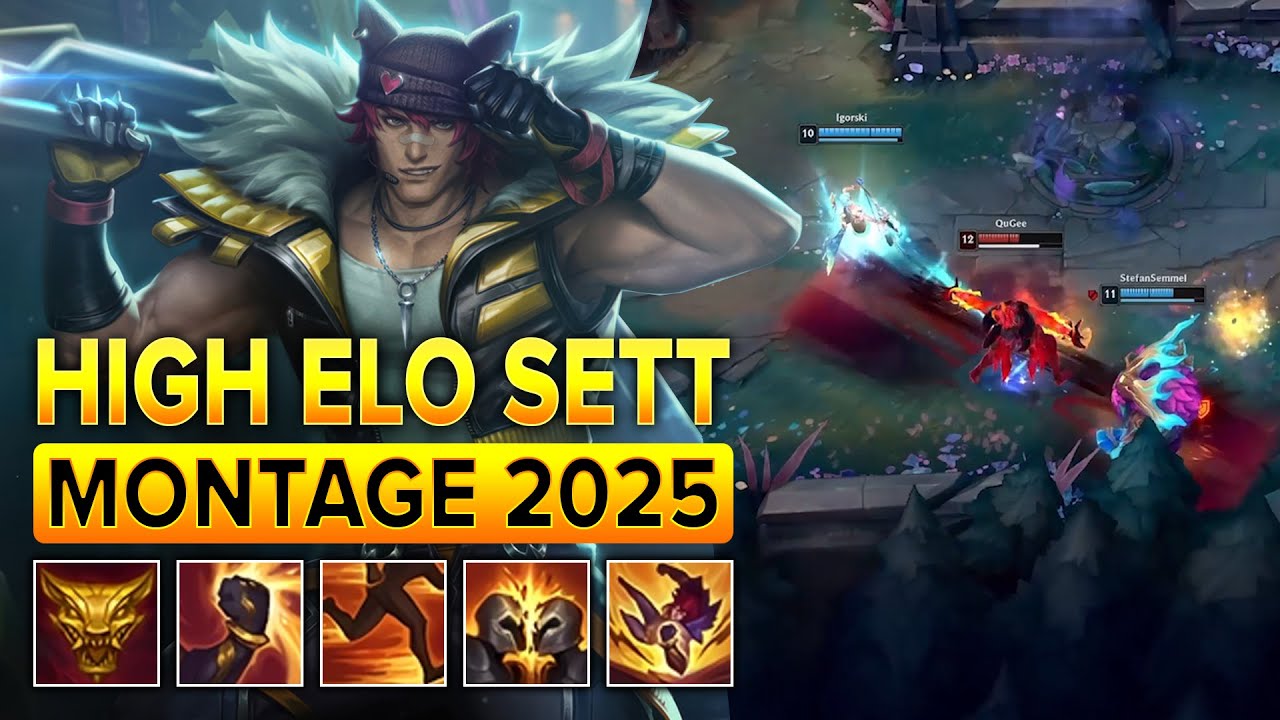 Sett Montage 2025 - High Elo Sett Plays Season 15