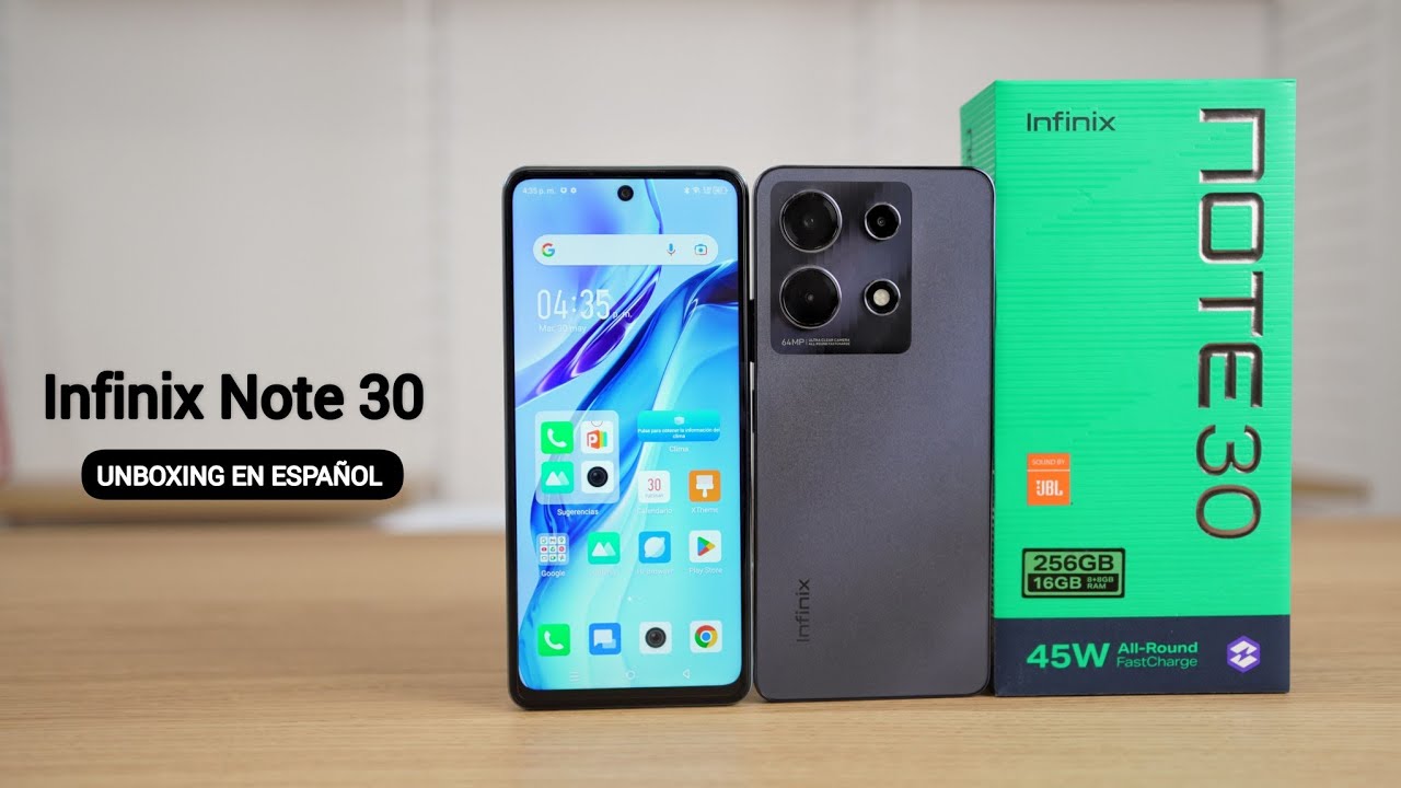 Infinix Note 30 Unboxing en Español