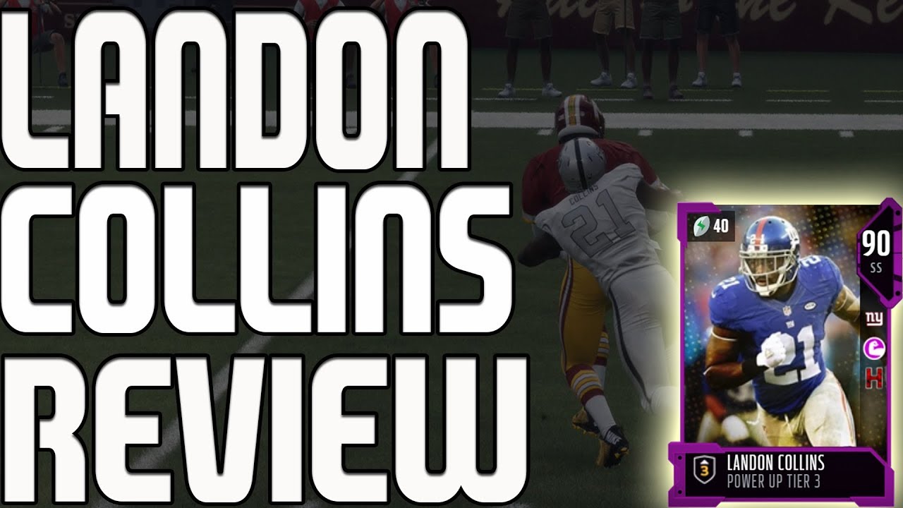 90 POWER UP TIER 3 LANDON COLLINS REVIEW | MADDEN 18 ULTIMATE TEAM PLAYER REVIEW