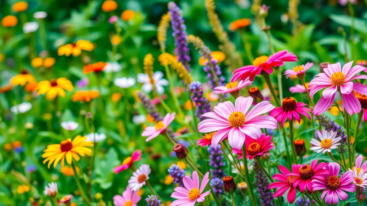 Музыка лечит сердце красивыми цветами 🌸 Нежная музыка восстанавливает нервную систему