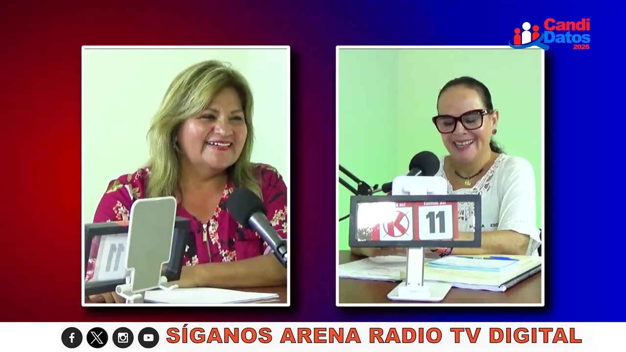 María Helena Mendoza en Candidatos por Radio Arena