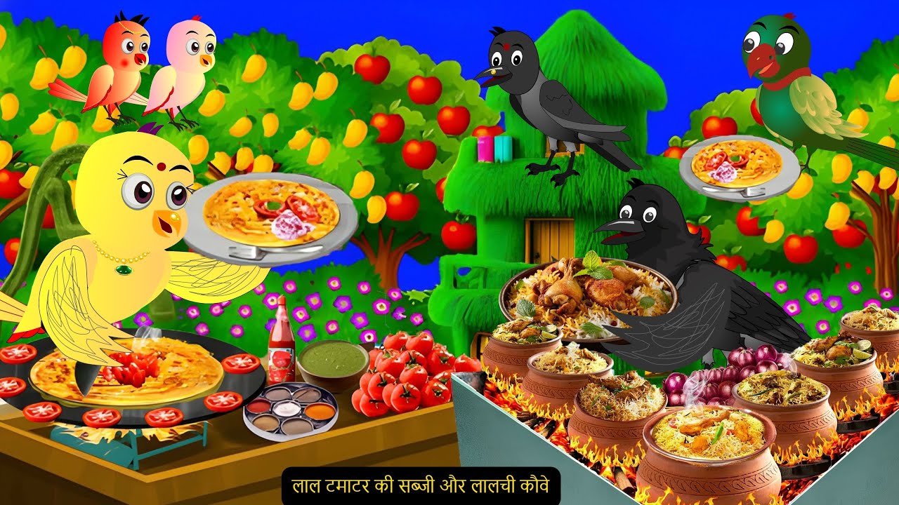 Rano Chidiya Wala Cartoon | कार्टून चिड़िया | NewTuni Achi Cartoon | Hindi Kahani Dekhao | Chichu TV