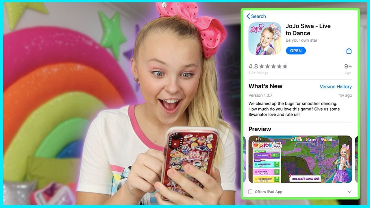 PLAYING JOJO SIWA LIVE TO DANCE THE GAME!!!