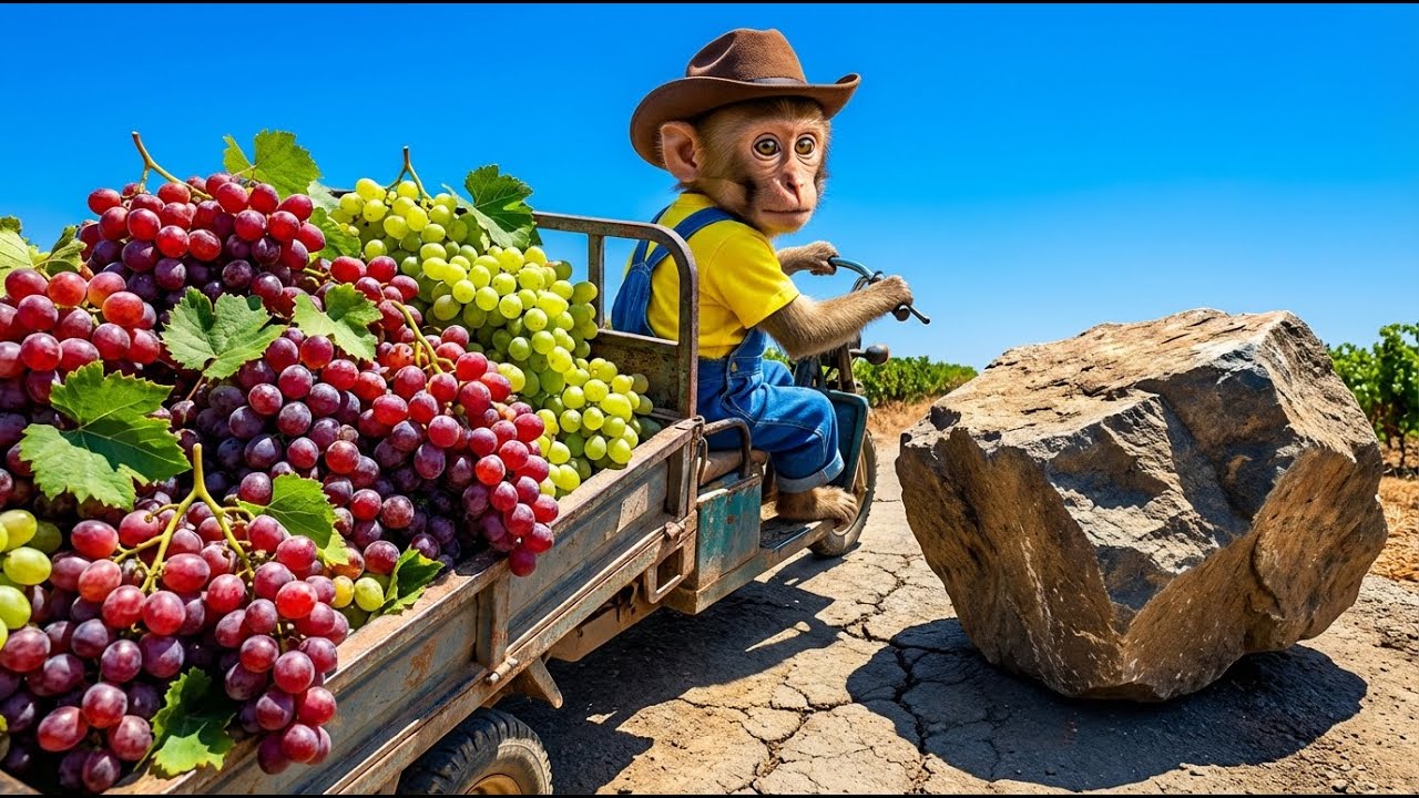 🐒🚓 Smart Monkey vs Naughty Chimp | Funny Animal Police Adventure for Kids 😲😂
