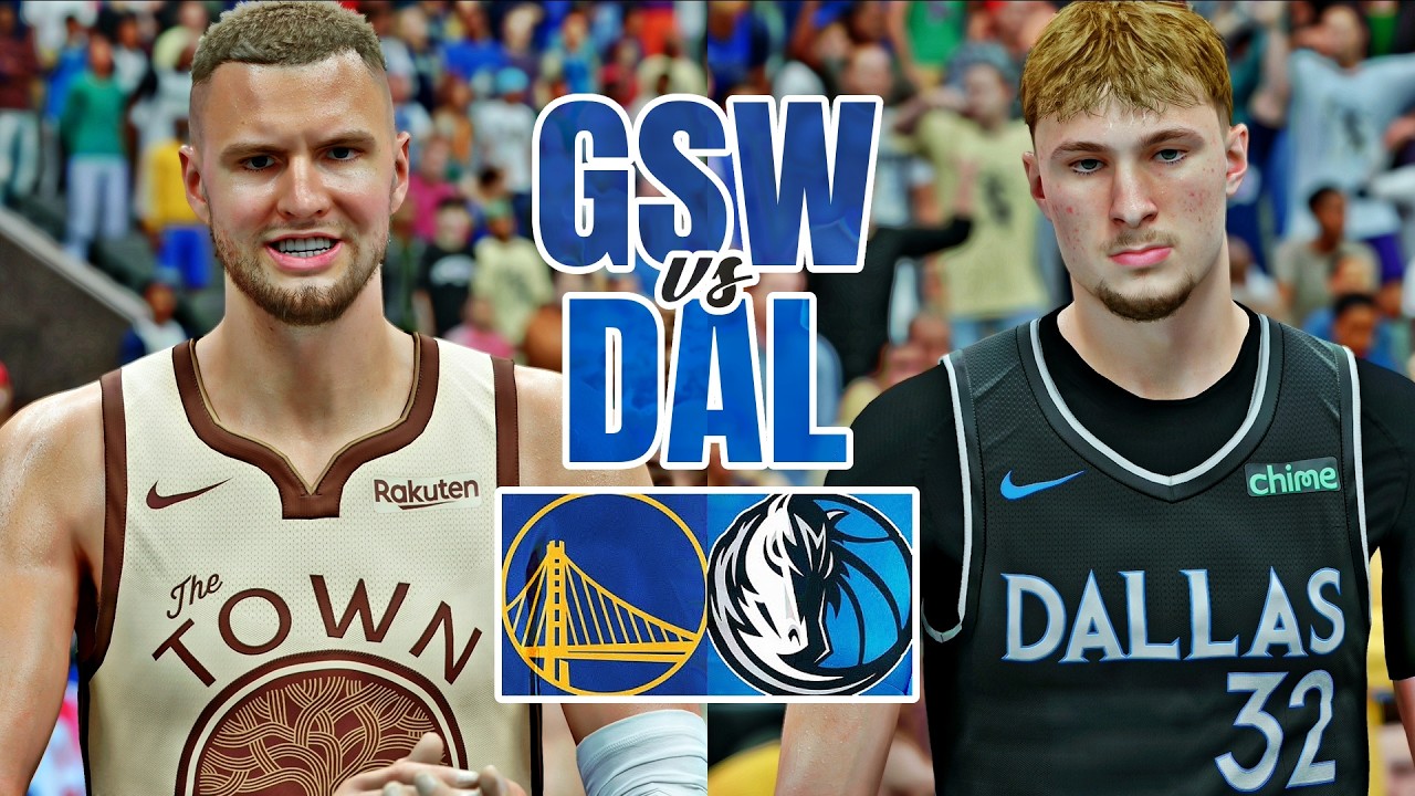 NEW LOOK WARRIORS vs NEW LOOK MAVERICKS | NBA 2K26 (PS5 PRO)