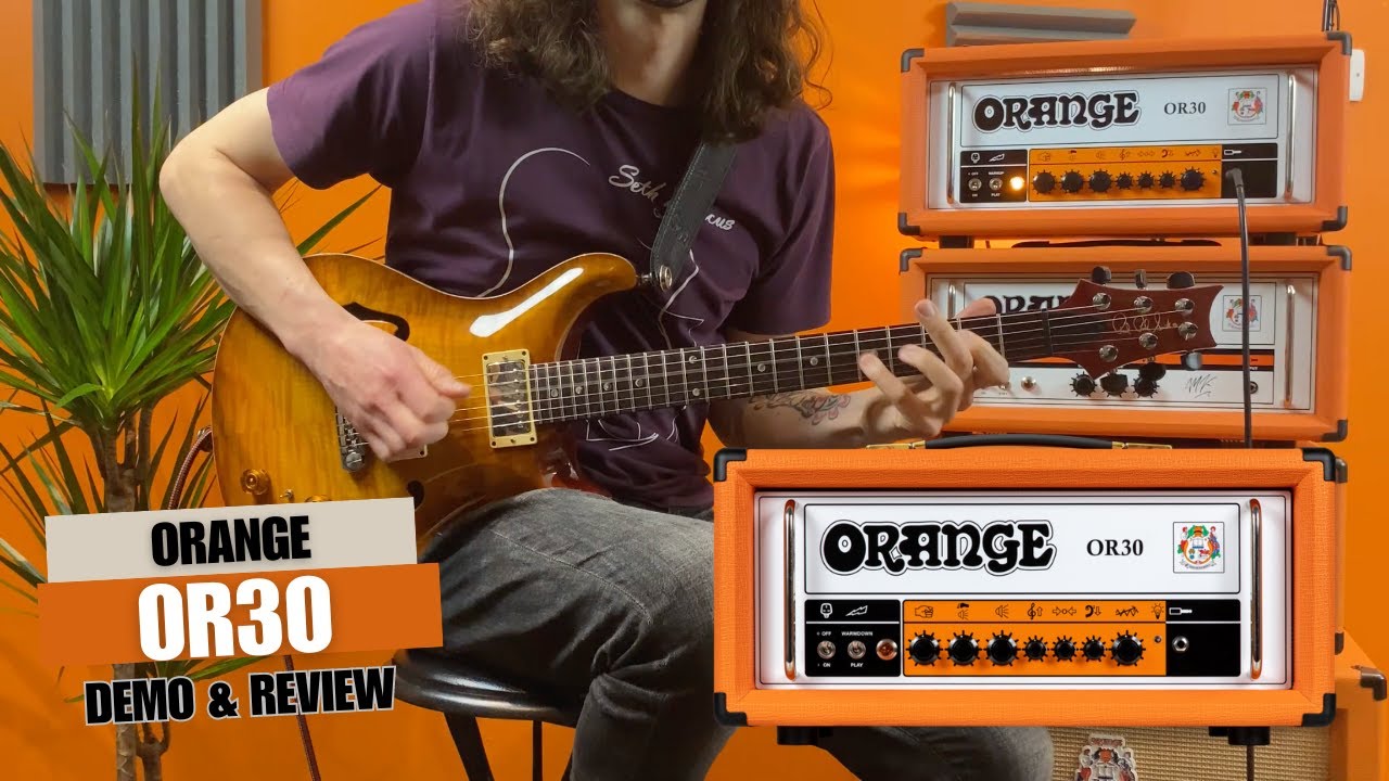 Orange OR30 -  30watt Guitar Amp Head (Full Demo & Review)