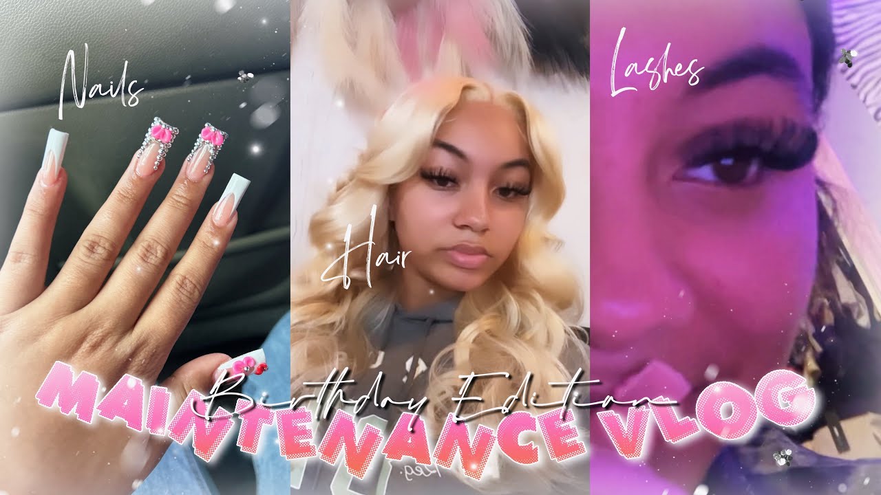 18TH BIRTHDAY PREP | Hair, Nails, Lashes, etc. | Samarah Myles