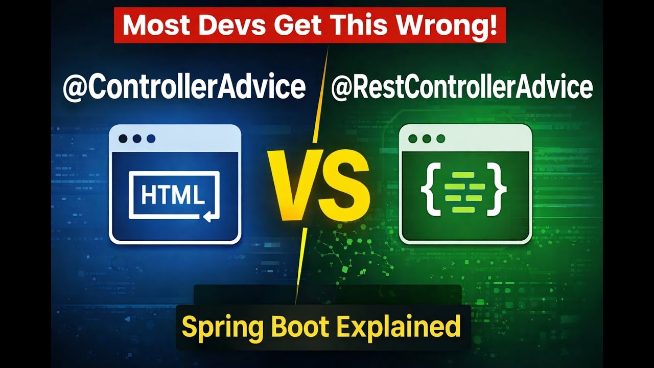 В чём разница между @ControllerAdvice и @RestControllerAdvice? | Spring Boot