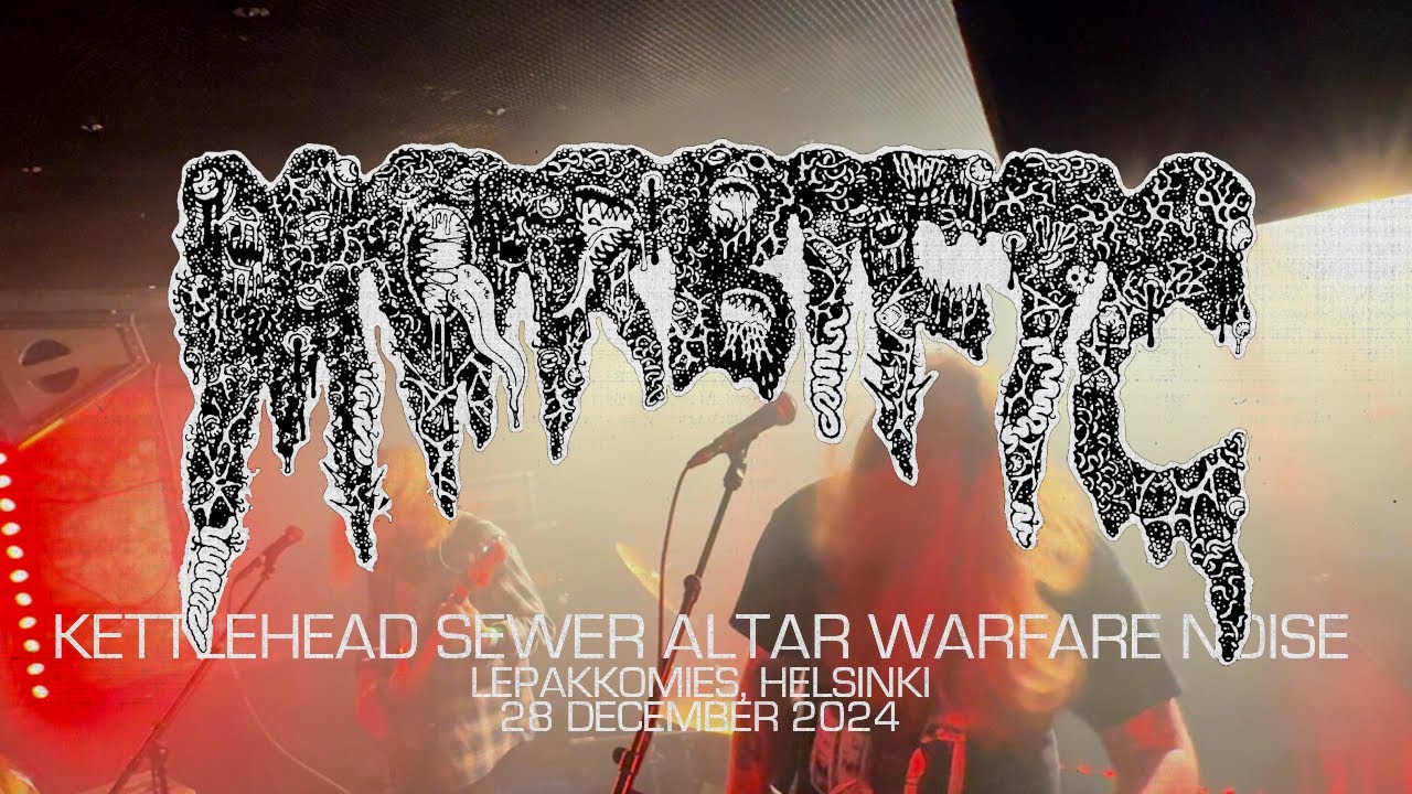 WARFARE NOISE, MORBIFIC, SEWER ALTAR, KETTLEHEAD, 28 DECEMBER 2024, LEPAKKOMIES HELSINKI FINLAND
