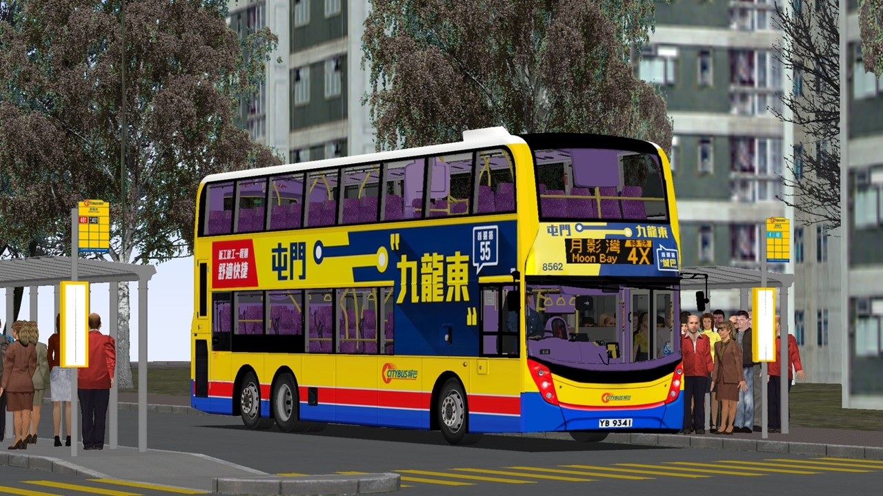 OMSI 2 Grundorf Island 4 CTB 4X 靜雅苑→月影灣