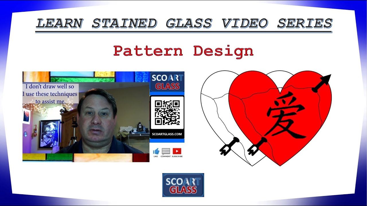 Learn Stained Glass Video Series - Pattern Design: Different ways to develop patterns yourself
