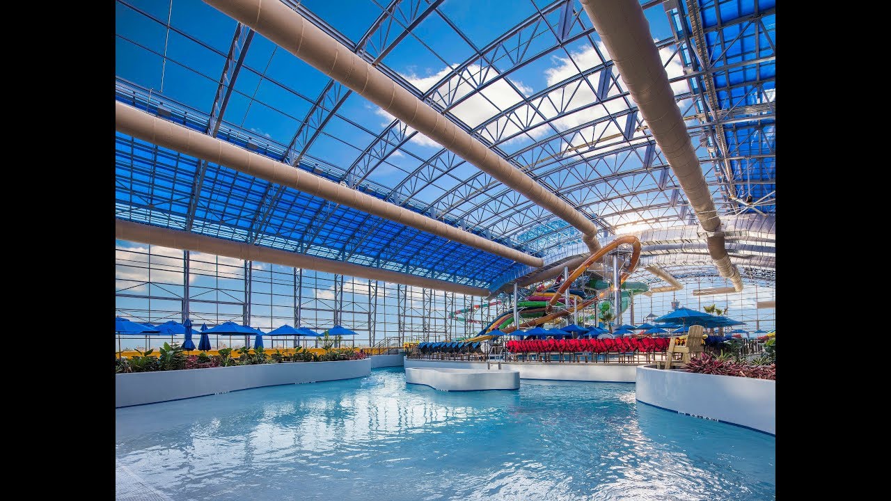 Epic Waters Waterpark opens Retractable roof by OpenAire for the first time