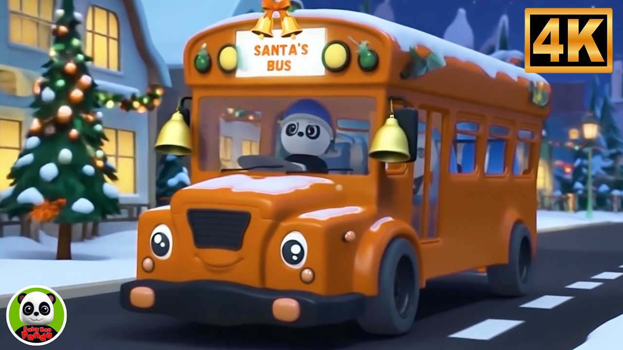 Las Ruedas del Bus en Navidad 🎅🎶 Rimas para Peques en español