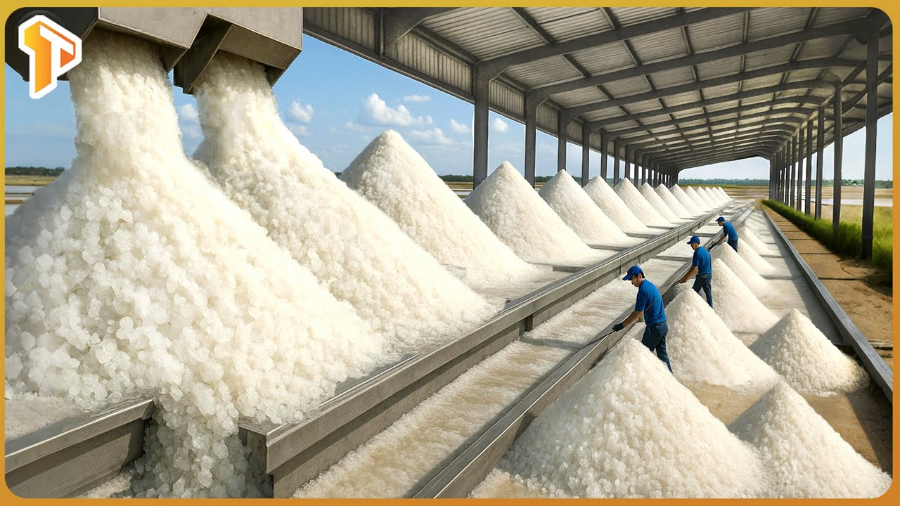How Sea Salt Is Made &ndash; Massive Process Behind 280 Million Tons of Salt In Factory