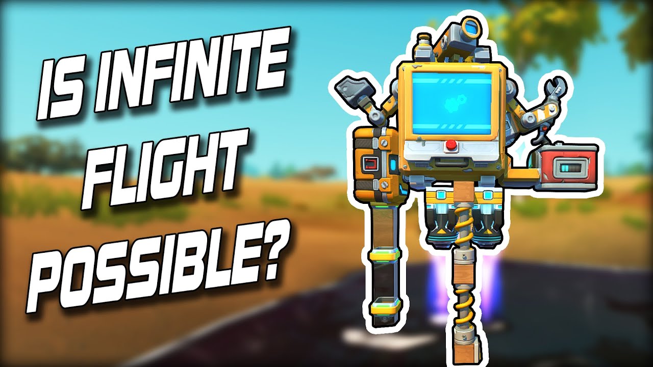 Is it Possible to Build a Flyer That Never Has to Land? (Scrap Mechanic Survival Ep.45)