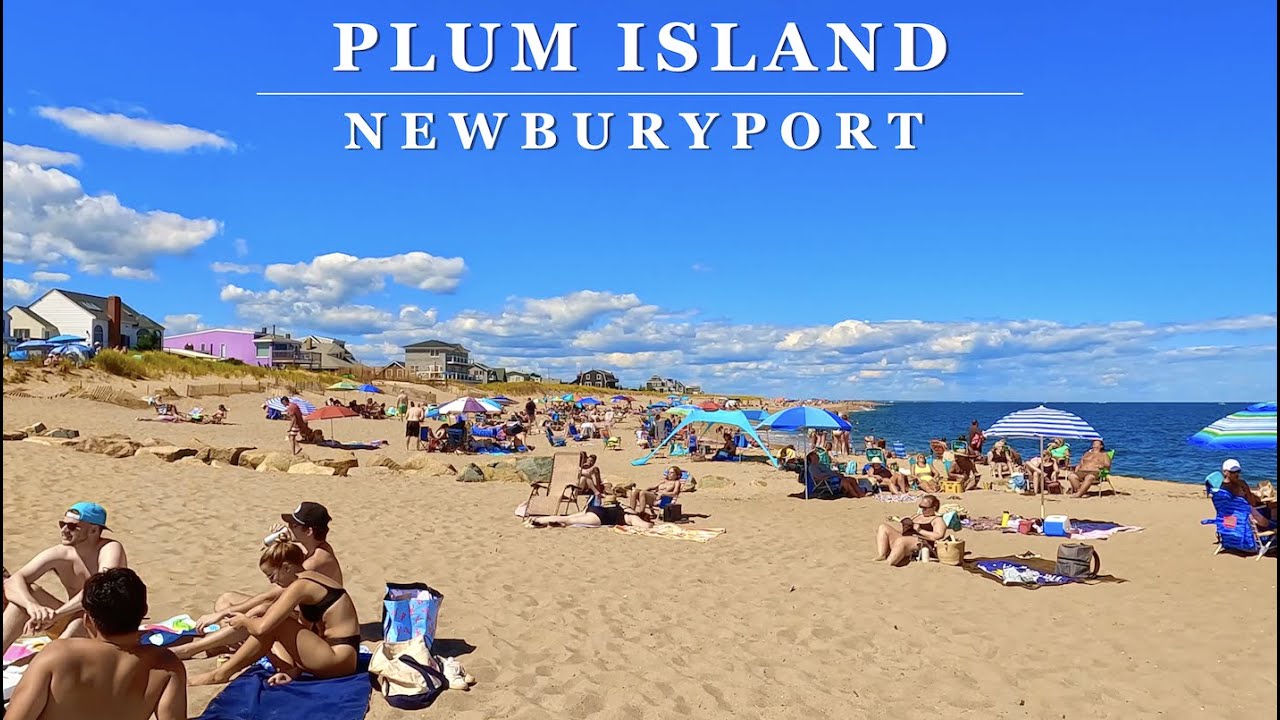 [4K] Plum Island Beach: Newburyport, MA - Scenic Walking Tour with Binaural 🎧
