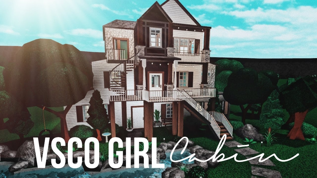 Bloxburg: VSCO Girl Cabin 130K