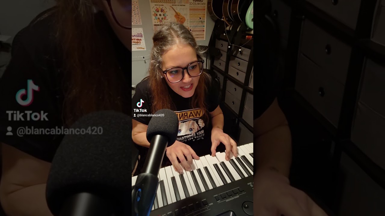 Blanca Blanco (Piano cover principiante) Cuando los sapos bailen flamenco