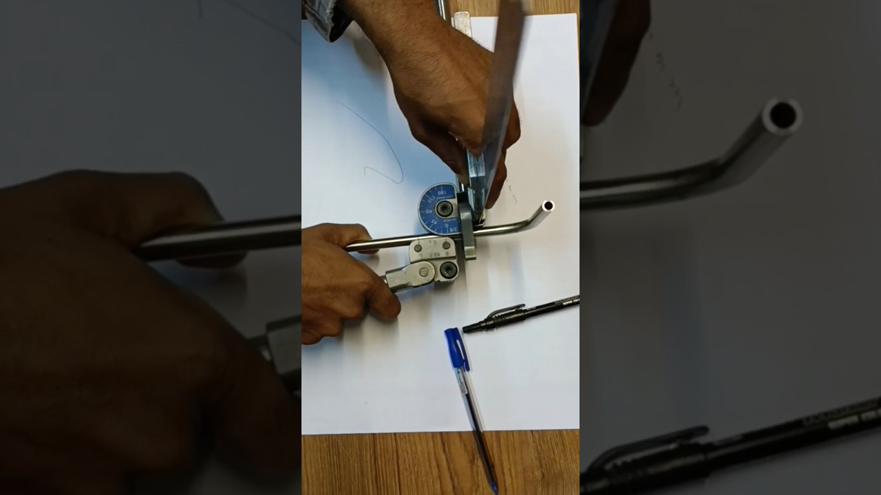 Instrument Process tube 90&deg; bend & 45&deg; Offset #90degree #offset #tubing