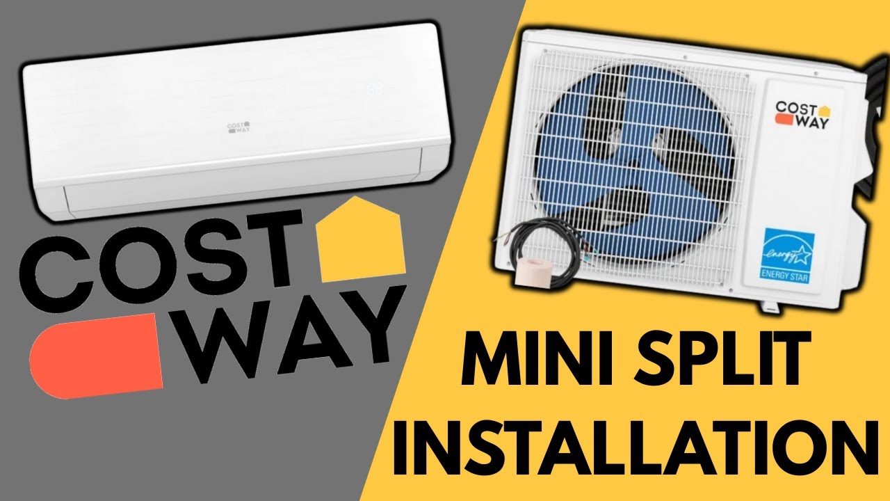 Costway Mini Split Installation | 12000 BTU 208-230V