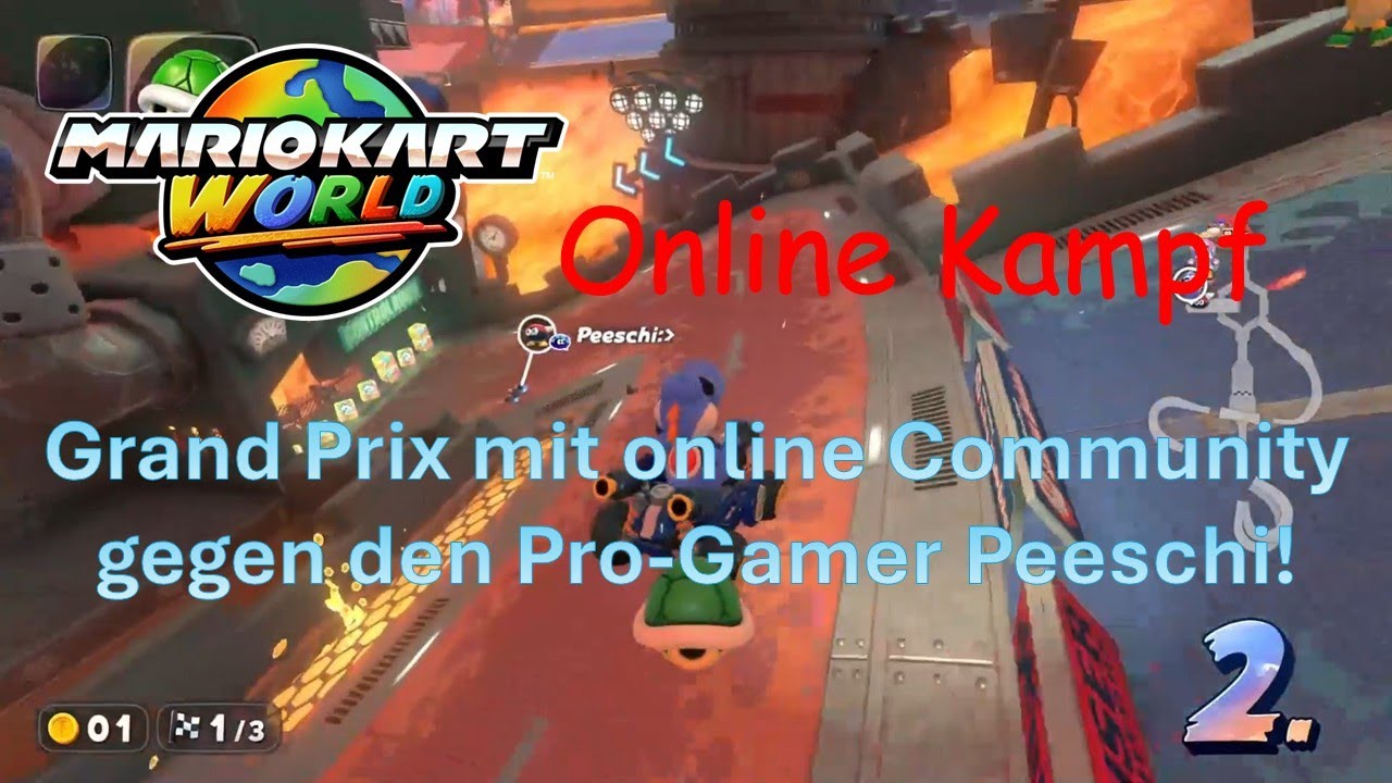 Mario Kart World – Grand Prix mit online Community gegen den Pro-Gamer Peeschi! – Video 302