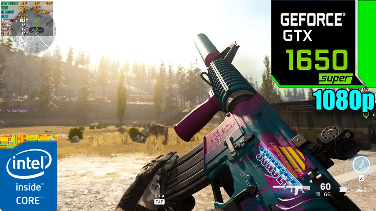 Call of Duty : Warzone Battle Royale | GTX 1650 Super 4GB ( Very Low Settings ) 1080p
