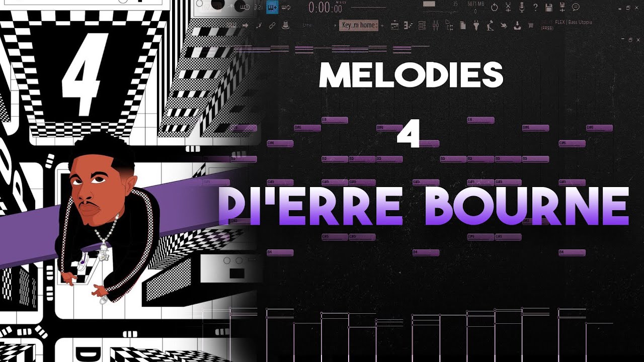HOW TO MAKE MELODIES FOR PIERRE BOURNE FROM SCRATCH | FL STUDIO TUTORIAL