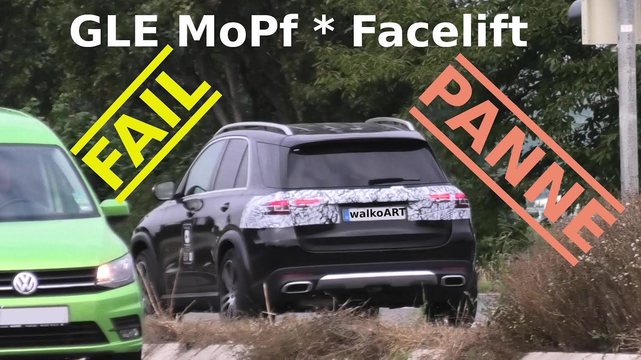 Mercedes Erlk&ouml;nig GLE MoPf Facelift V167 * PANNE * FAIL * 4K SPY VIDEO