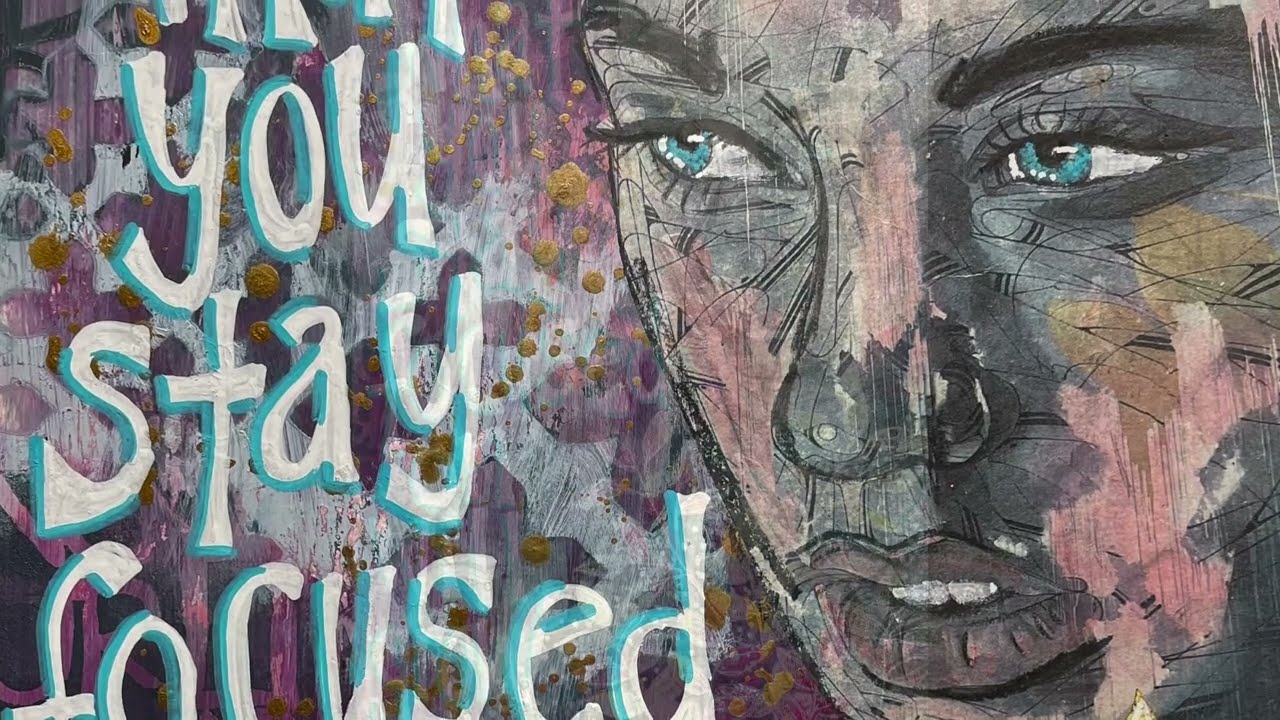 Art Journaling with Niamh: Blending Collage images by matching colours in your backgrounds