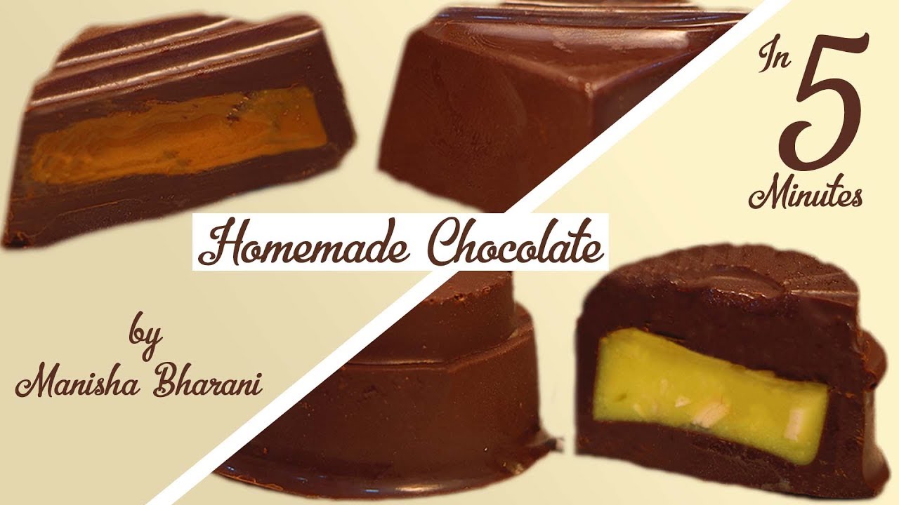 Homemade Chocolate Recipe In 5 Minutes  Coffee & Pineapple Easy Chocolate Recipe In Hindi At Home