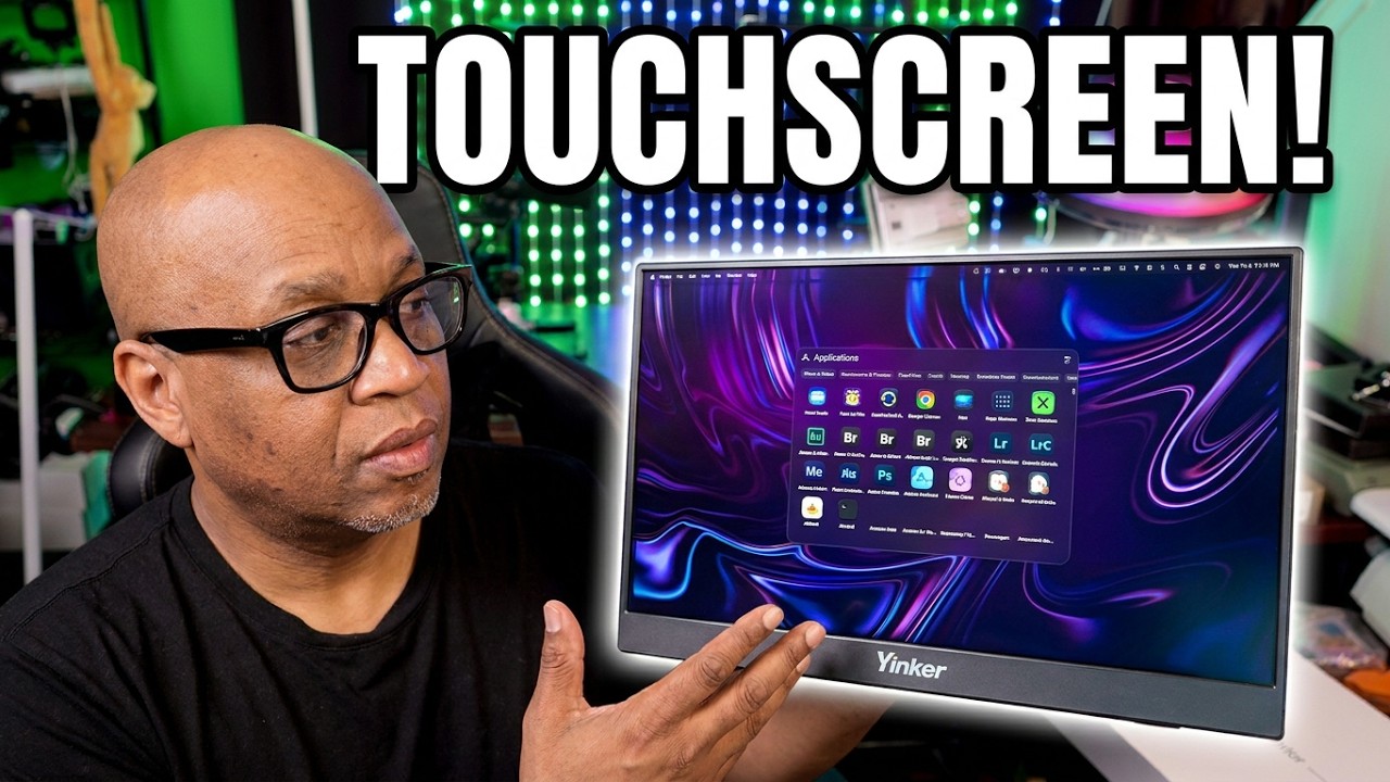 15.6'' Portable Monitor Touchscreen