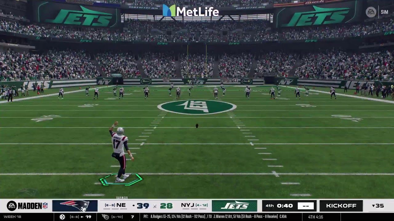 Patriots 🆚 Jets