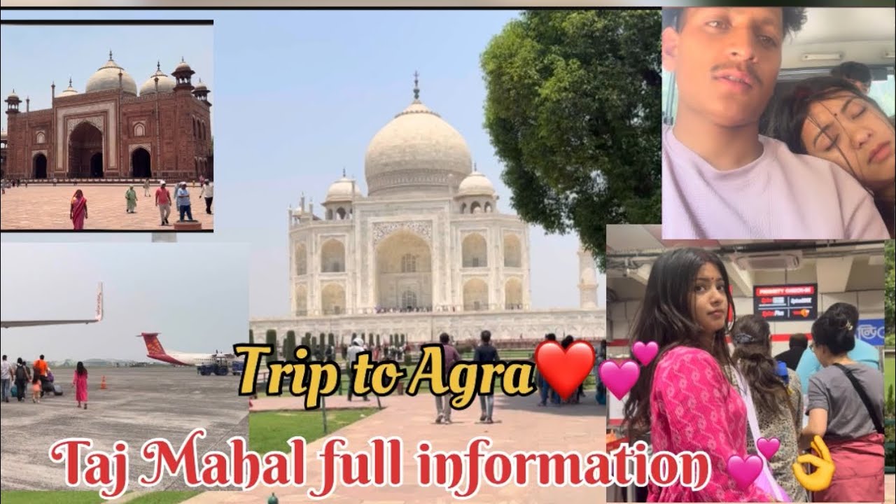 FLIGHT TRIP ✈️ + TAJ MAHAL💕❤️ full information ❤️💕
