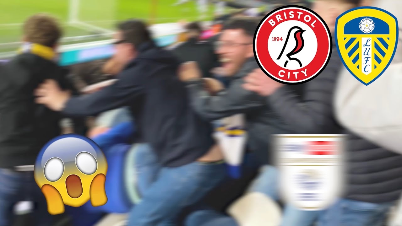 LEEDS AWAY END MANIA AT ASHTON GATE!😱 Bristol City 0-1 Leeds United | 2023/24